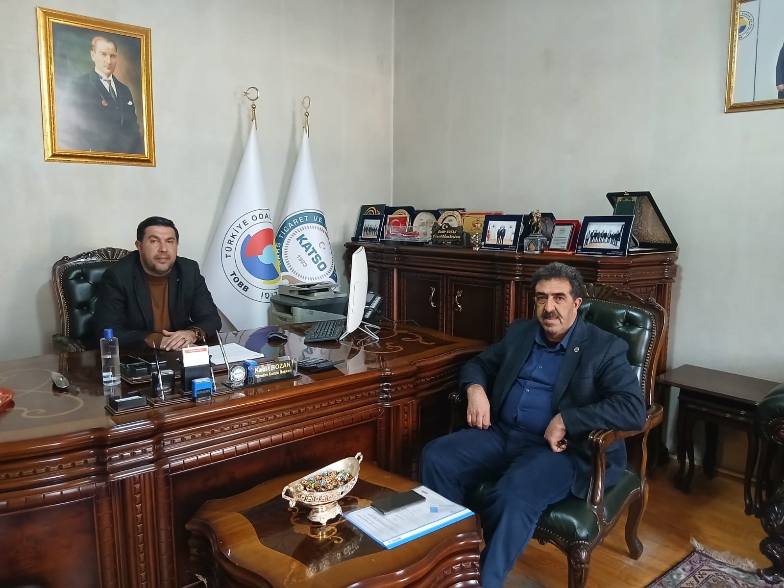 Digor ESO Başkanı Cemal Bölgi’den ziyaret – Birlik Haber Ajansı