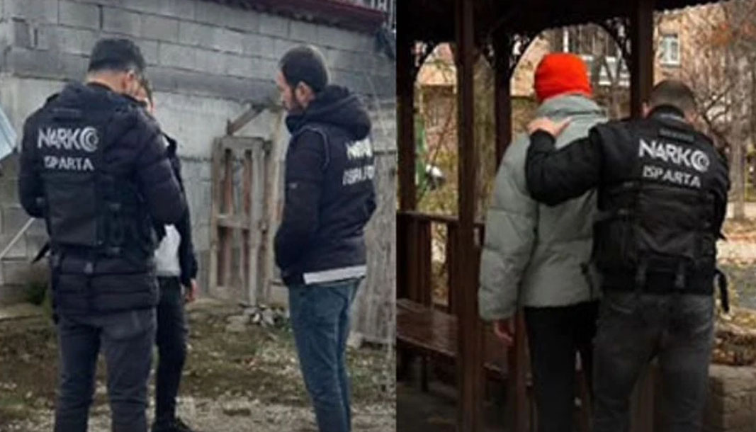 Isparta’da zehir tacirlerine operasyon, 14 şüpheli yakalandı