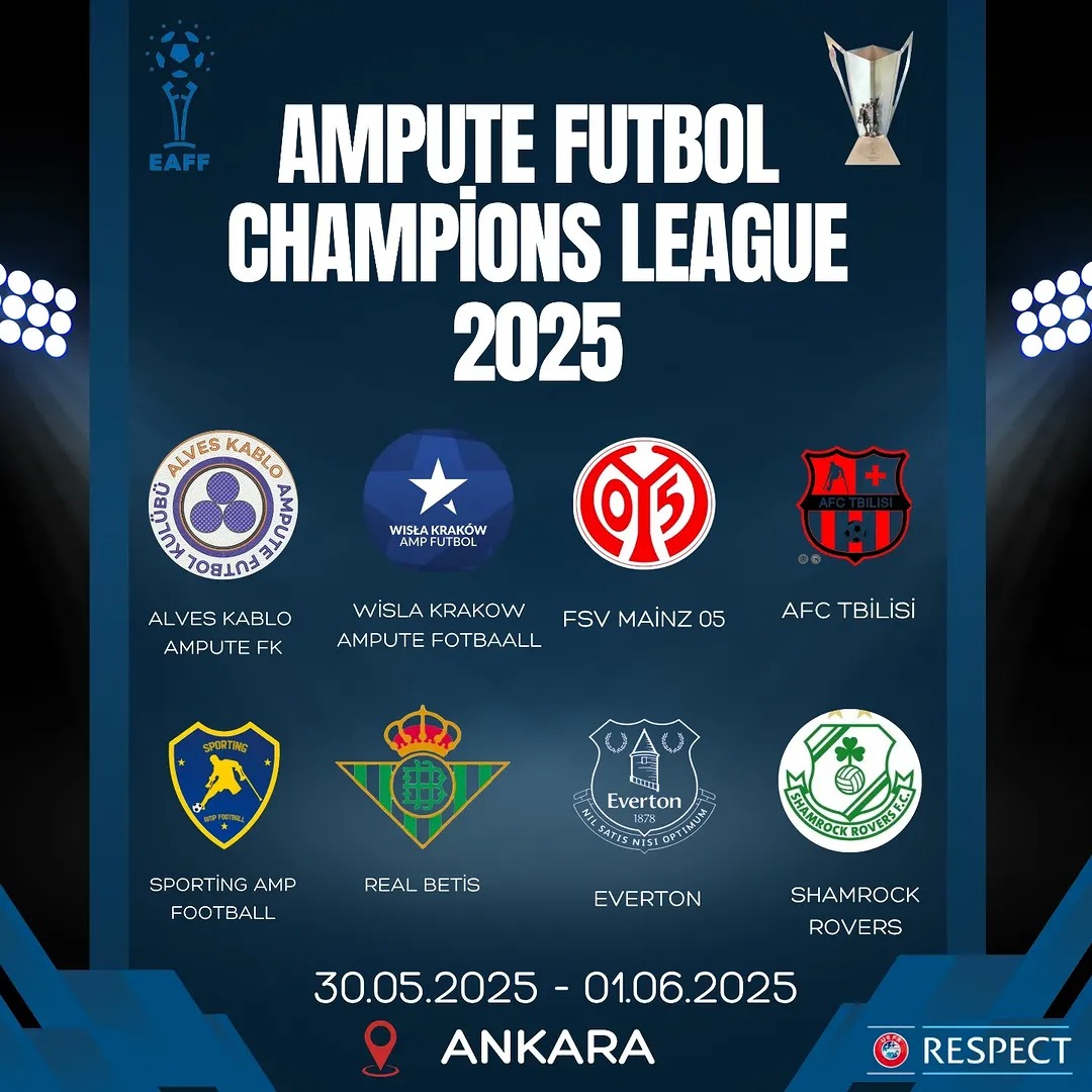 Avrupa Ampute Futbol Şampiyonlar Ligi heyecanı Ankara’da başlıyor! – Birlik Haber Ajansı