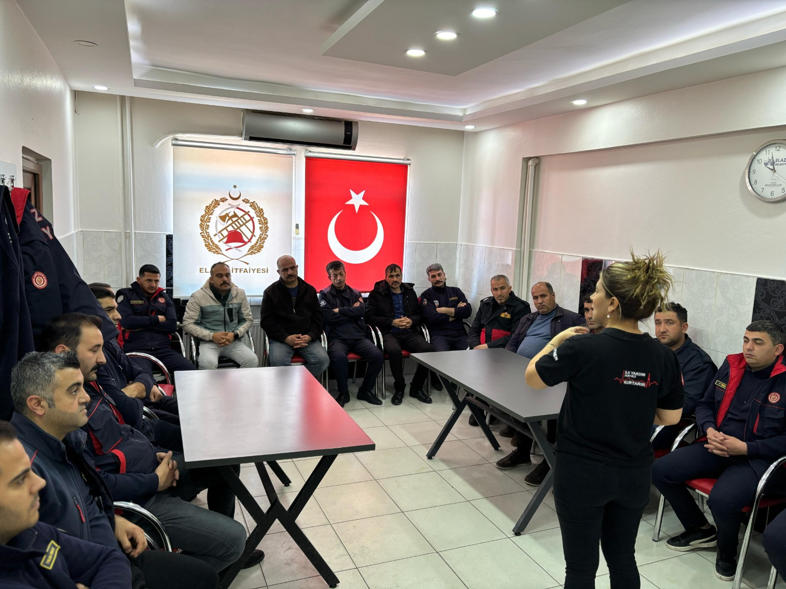 Elazığ’da itfaiye personeline ilk yardım eğitimi – Birlik Haber Ajansı