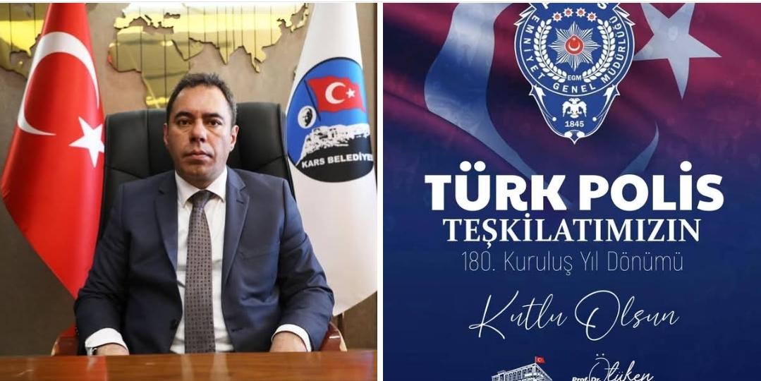 Kars Belediye Başkanı Senger, Türk Polis Teşkilatının 180. kuruluş yıl dönümünü kutladı – Birlik Haber Ajansı