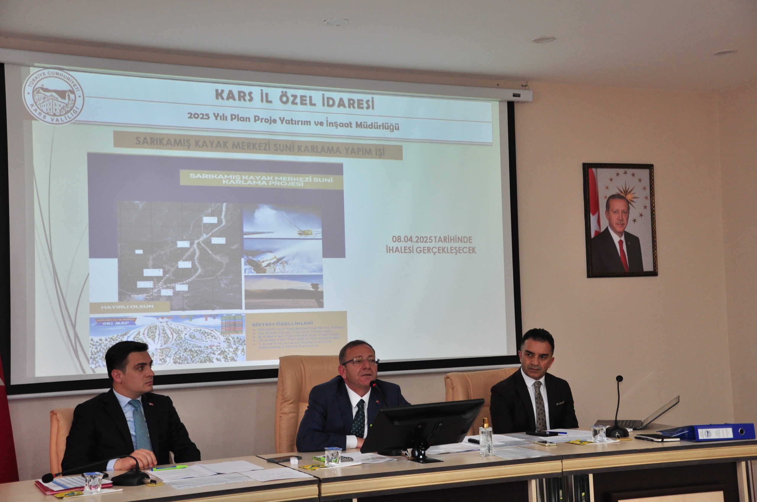 Sarıkamış Kayak Merkezi suni karlama ihalesi yapıldı – Birlik Haber Ajansı