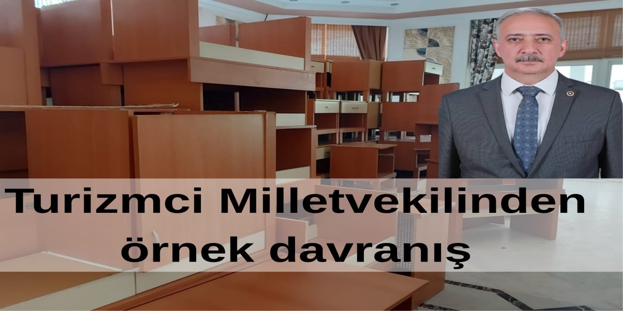 Muğla'da turizmci milletvekilinden örnek davranış
