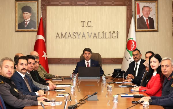 Amasya’da il güvenlik ve asayiş toplantısı gerçekleştirildi – Birlik Haber Ajansı