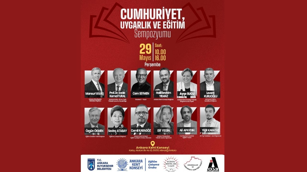 Ankara Kent Konseyi’nde “Cumhuriyet, Uygarlık ve Eğitim” sempozyumu – Birlik Haber Ajansı