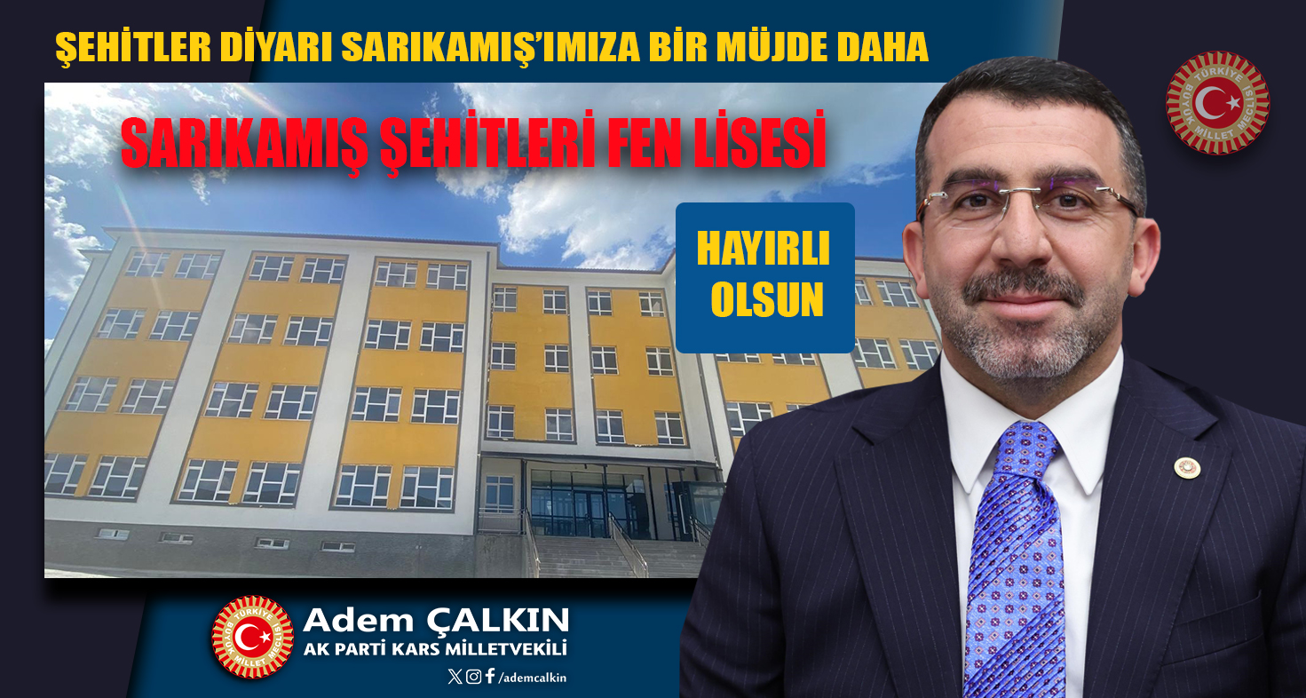 Sarıkamış’a Fen Lisesi müjdesi – Birlik Haber Ajansı