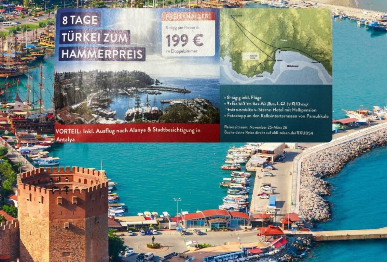 Almanya’da marketten tatil sürprizi: 200 Euro’ya Antalya tatili! – Birlik Haber Ajansı