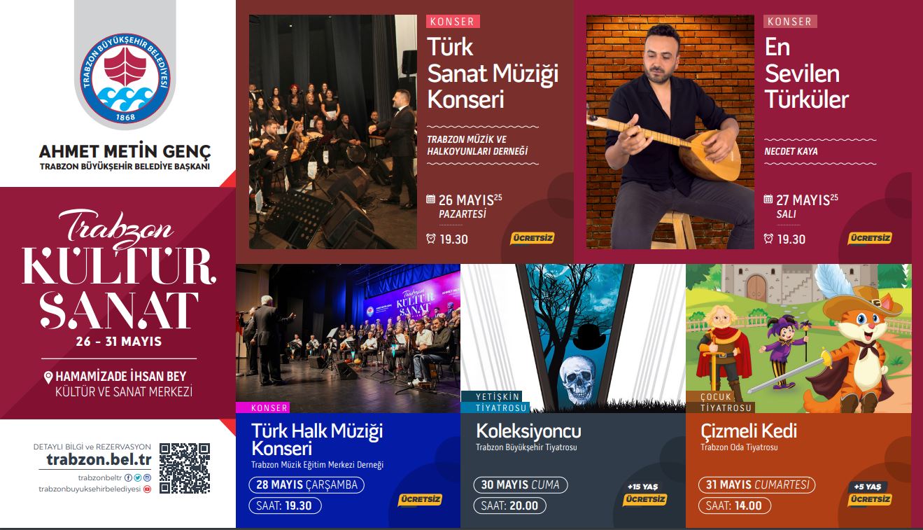 Trabzon Büyükşehir Belediyesi kültür ve sanat şölenine devam ediyor – Birlik Haber Ajansı