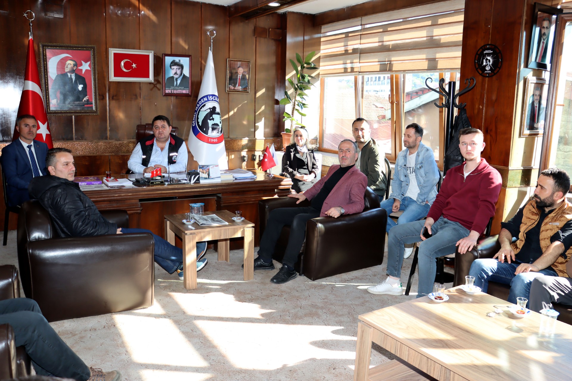 Merkez Atölyesi işçilerinden GMİS’e ziyaret – Birlik Haber Ajansı