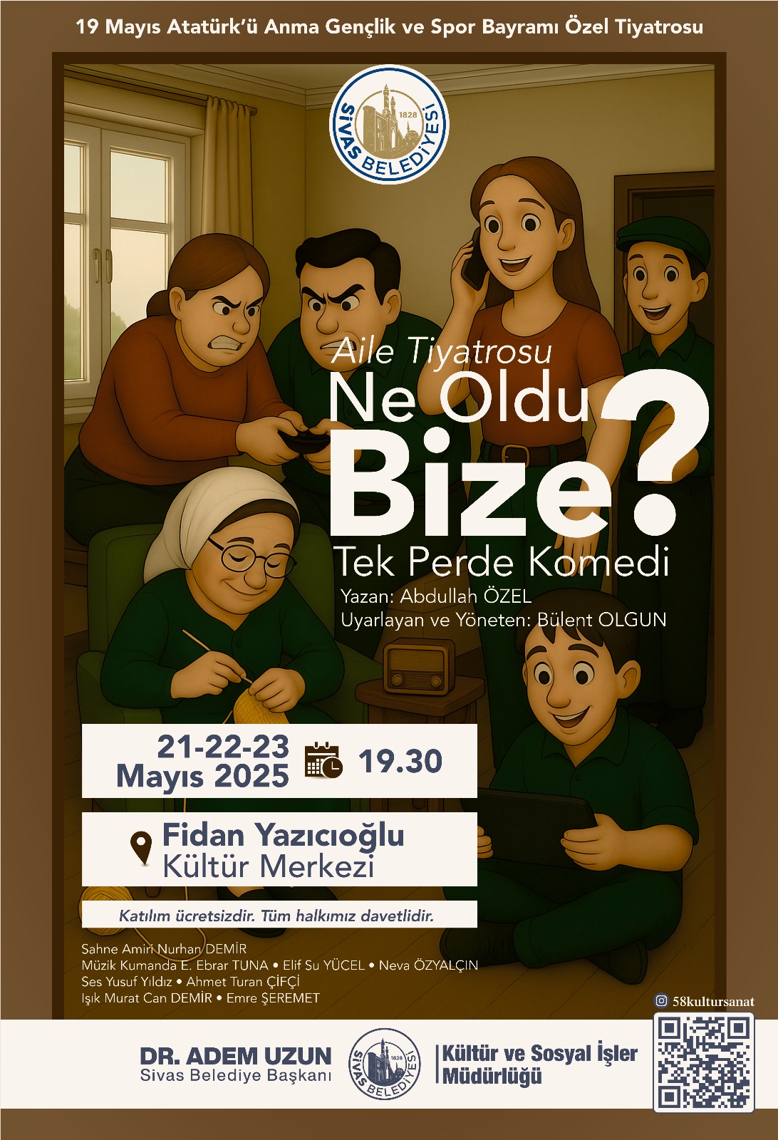 Sivas’ta tiyatro kursiyerleri sahneye çıkıyor – Birlik Haber Ajansı