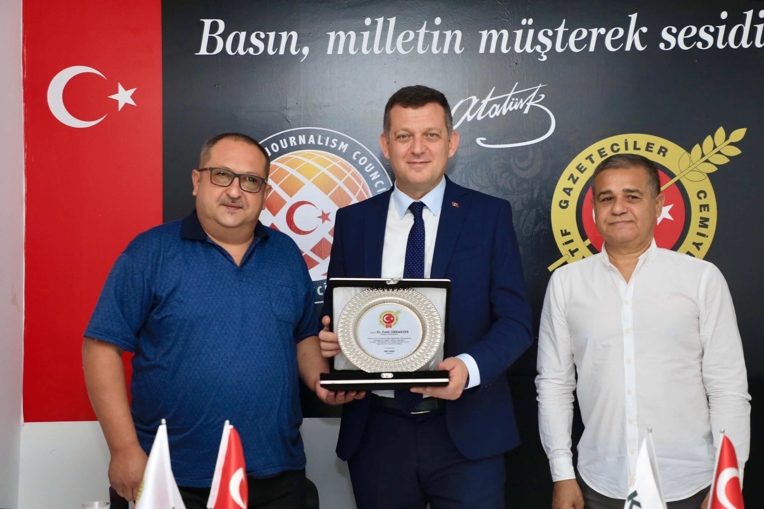 Kaymakam Ürkmezer’den ALGC’ye veda ziyareti: Alanya’dan içim rahat gidiyorum