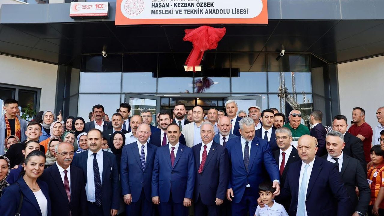 Dursun Aydın Özbek Şebinkarahisar’a okul yaptırdı – Birlik Haber Ajansı