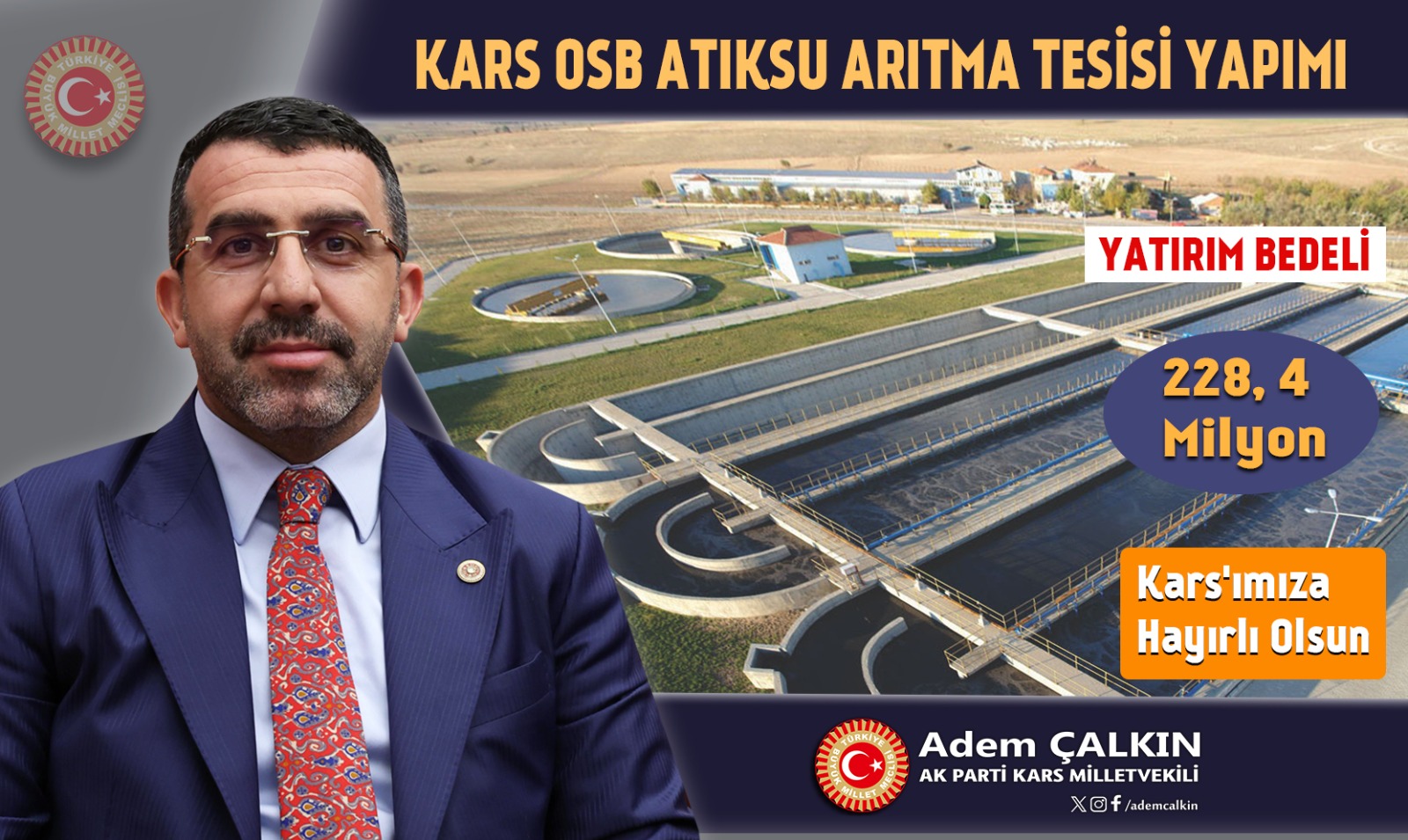 Kars OSB’ye 228,4 Milyon TL’lik dev yatırım: Atıksu Arıtma Tesisi geliyor – Birlik Haber Ajansı