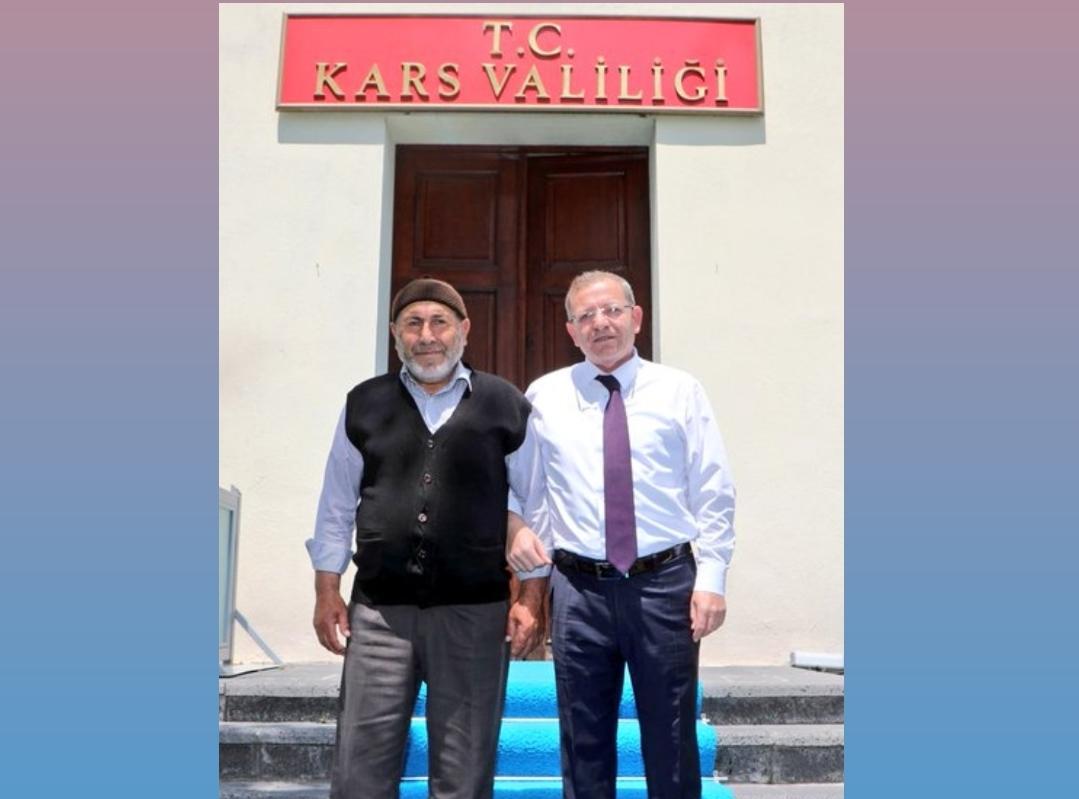 Kars Valisi Ziya Polat, Kıbrıs Gazisi Yıldırım Yücel’i makamında ağırladı – Birlik Haber Ajansı