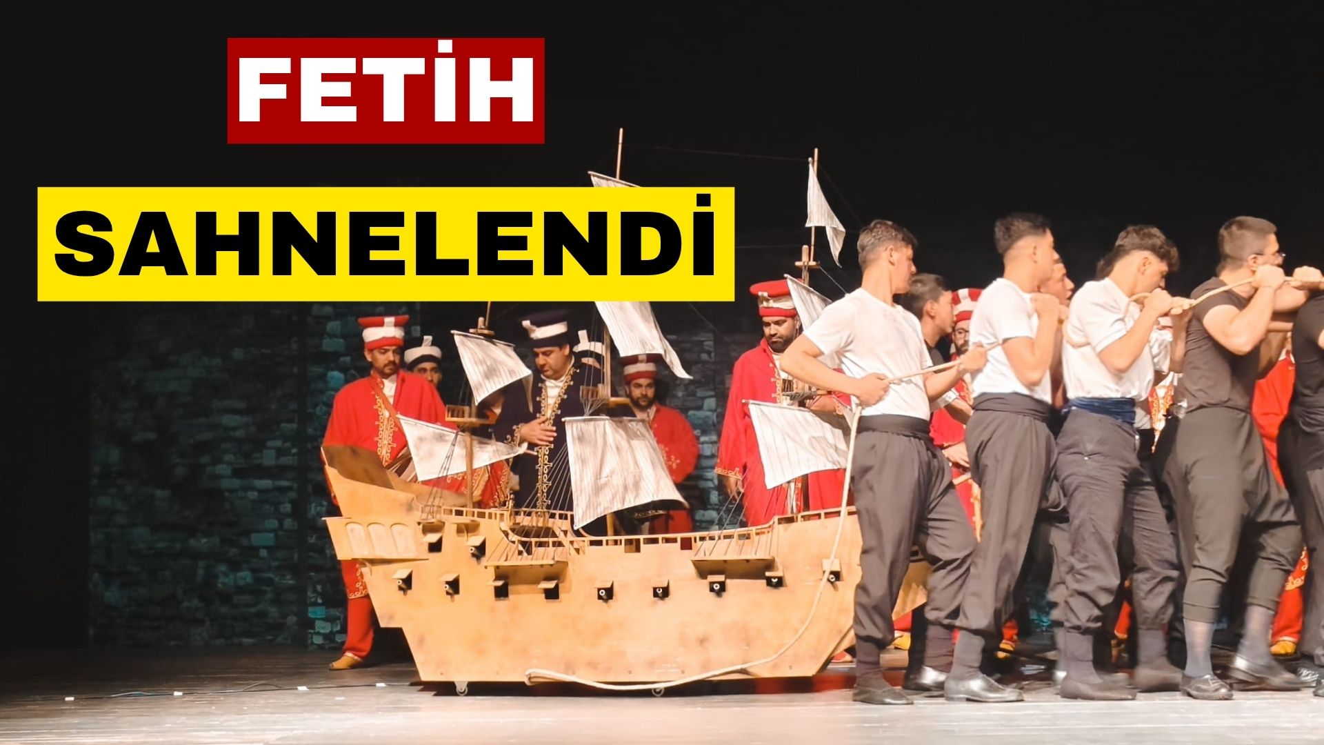 İmam Hatip Lisesi öğrencileri “Fatih”i sahneledi – Birlik Haber Ajansı