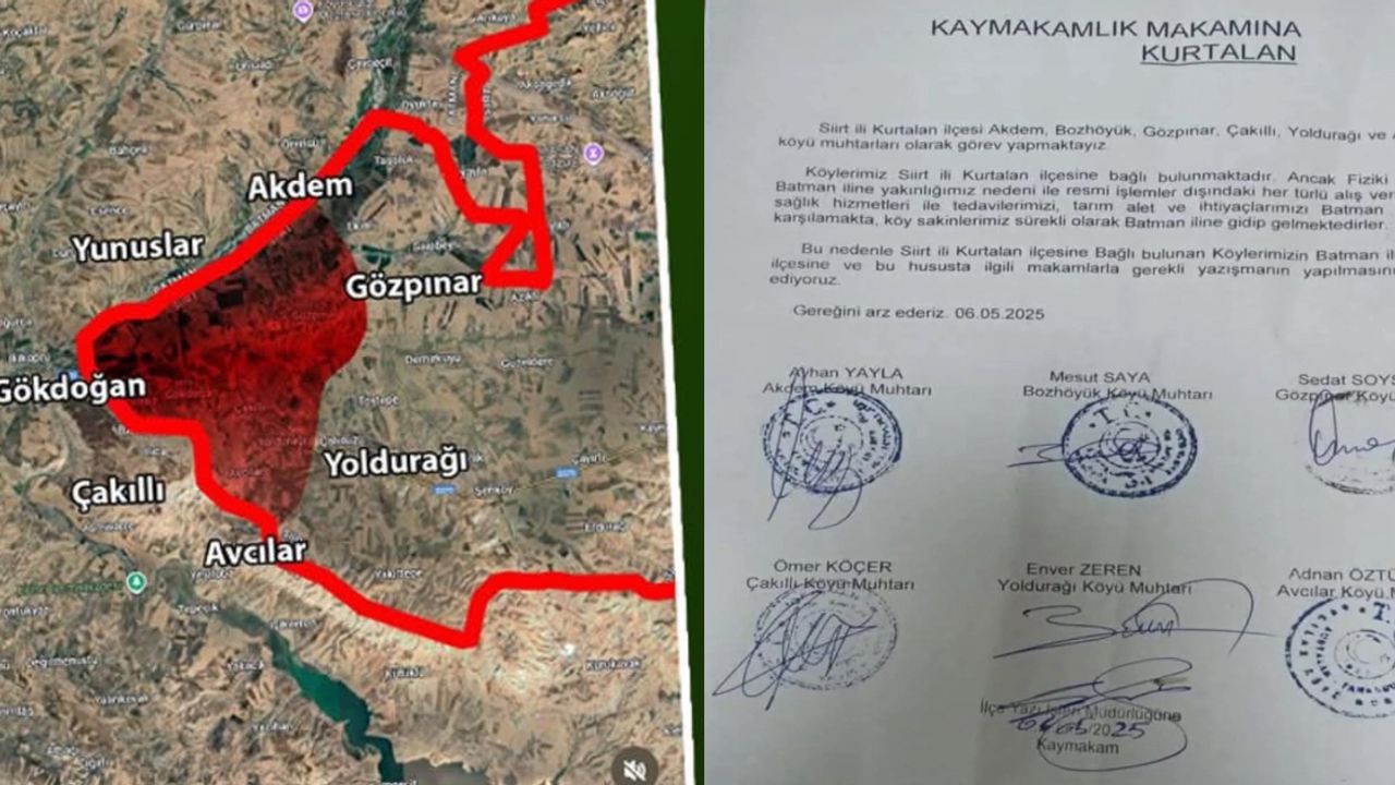 Siirt Kurtalan’ın 7 köyü Batman’a bağlanmak istiyor – Birlik Haber Ajansı