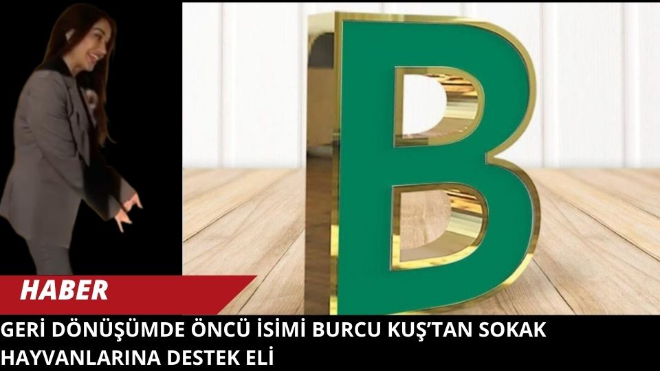 Geri Dönüşümde Öncü İsimi Burcu Kuş’tan Sokak Hayvanlarına Destek Eli