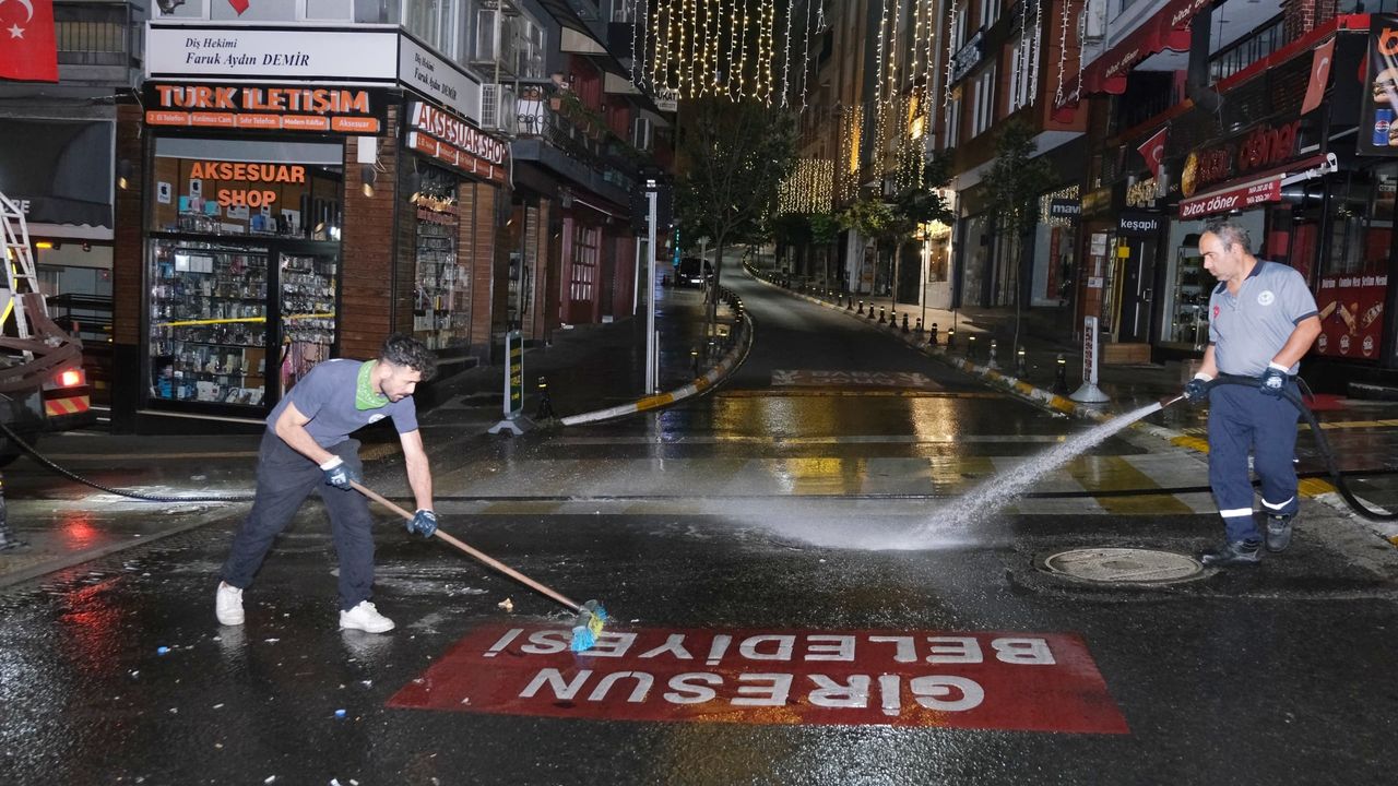 Giresun Gazi Caddesi tertemiz oldu – Birlik Haber Ajansı