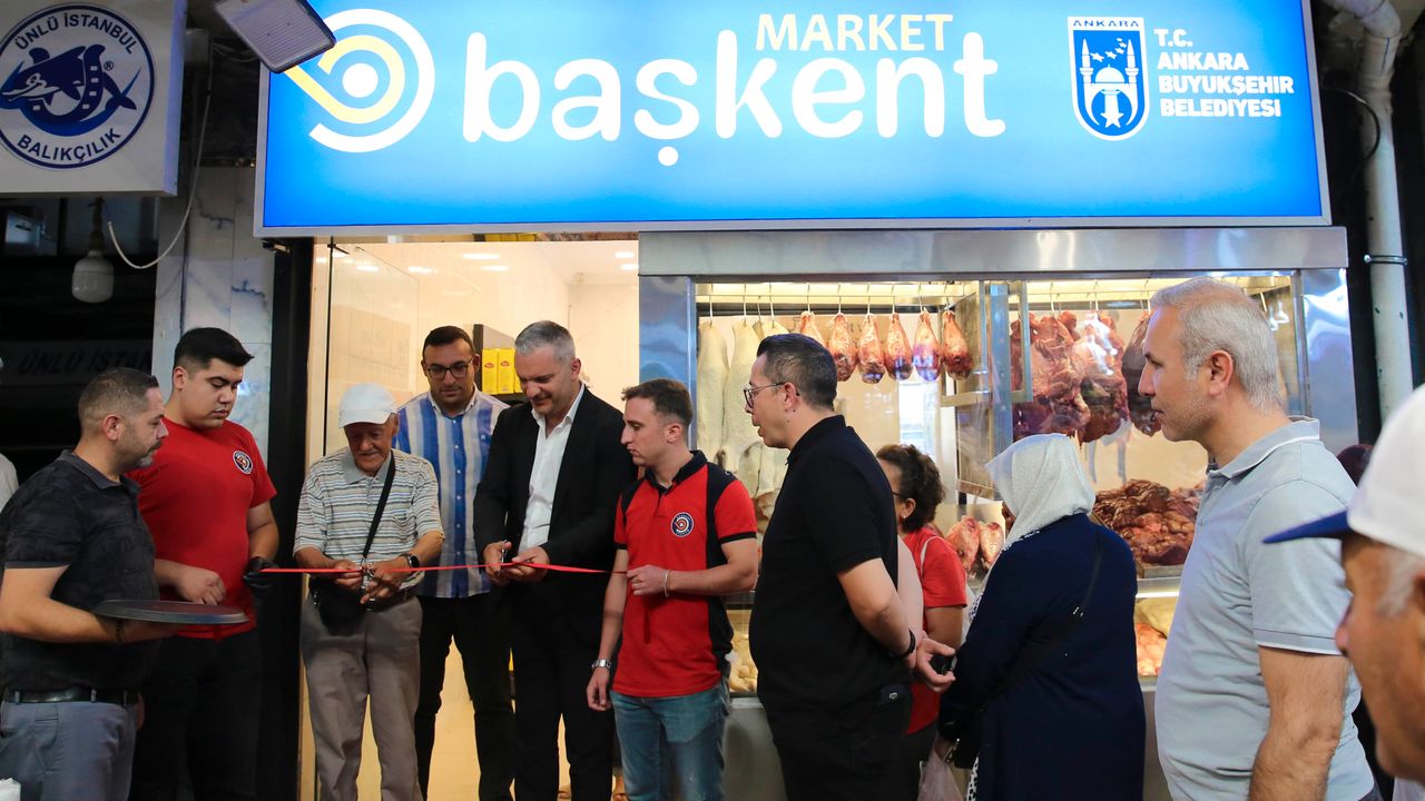 Başkent Market’in 8. şubesi Tarihi Ulus Hali’nde açıldı – Birlik Haber Ajansı