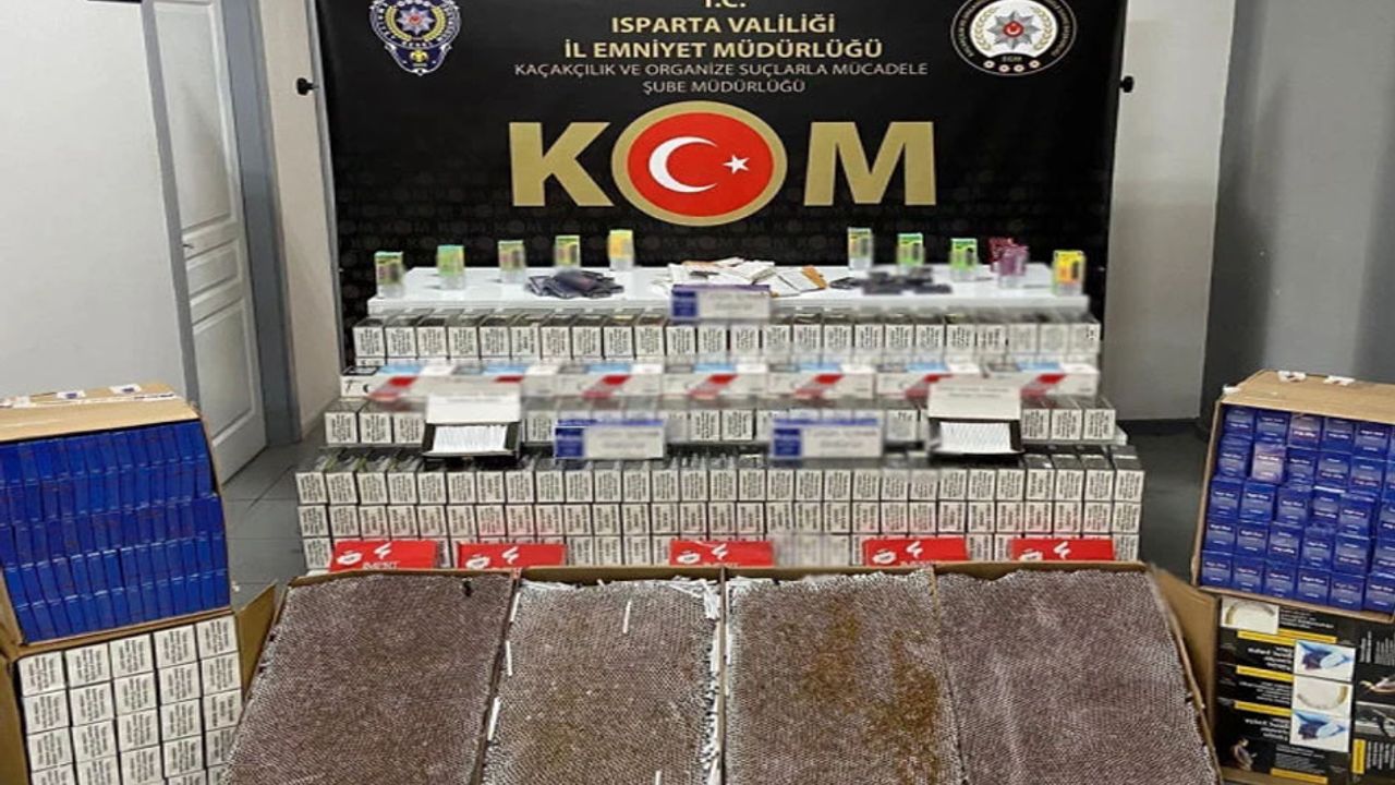 Isparta’da kaçakçılık oprasyonu – Birlik Haber Ajansı