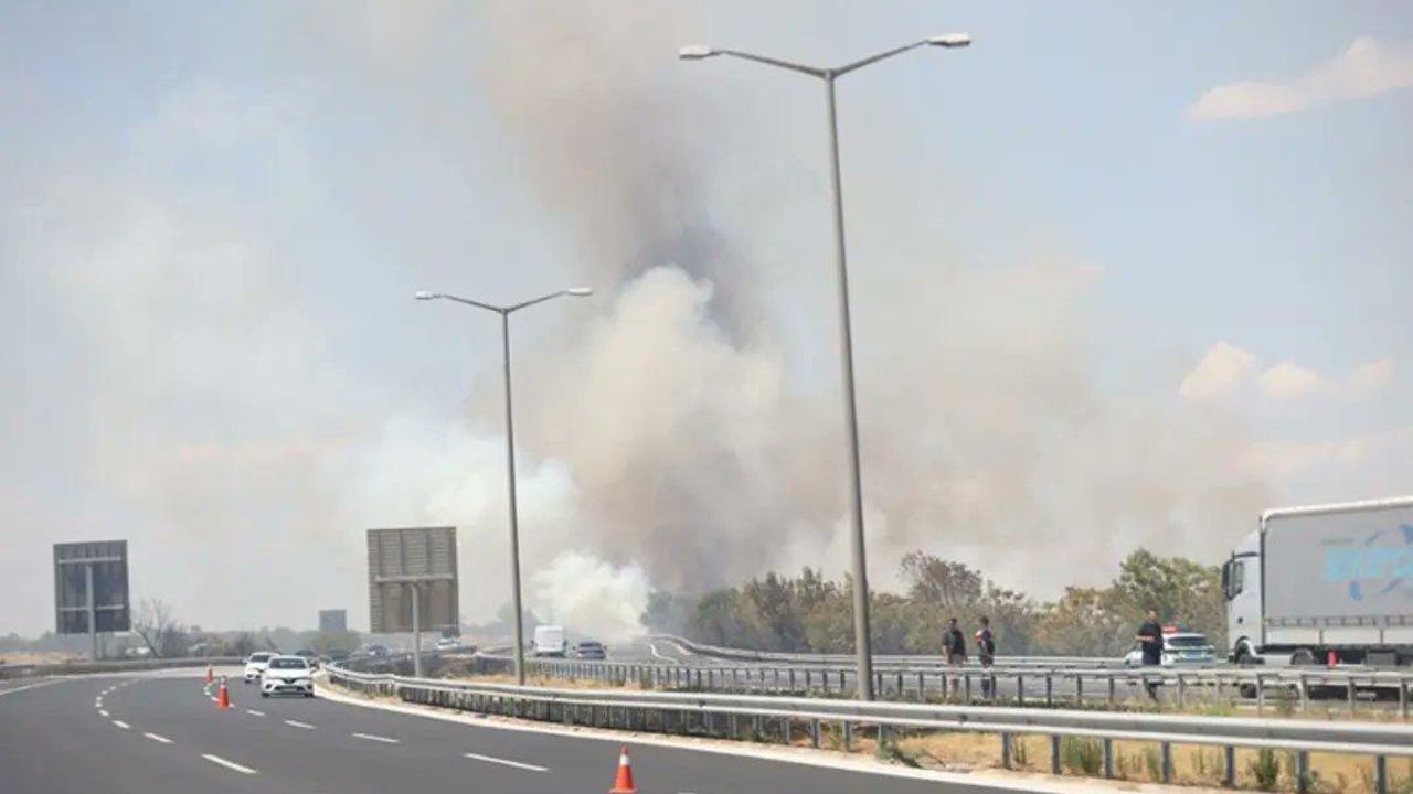 Kırklareli’de yangın: Otoyol kapandı – Birlik Haber Ajansı