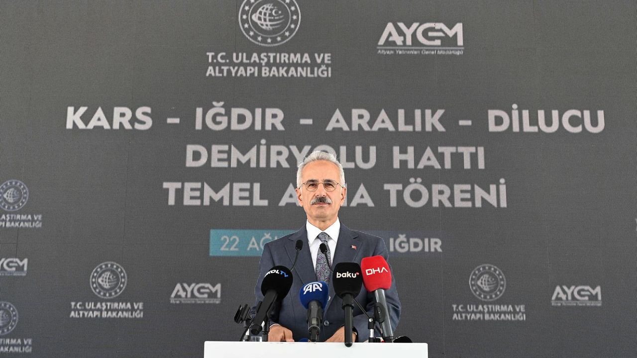 Kars-Iğdır-Aralık-Dilucu Demiryolu Hattının temeli atıldı! – Birlik Haber Ajansı