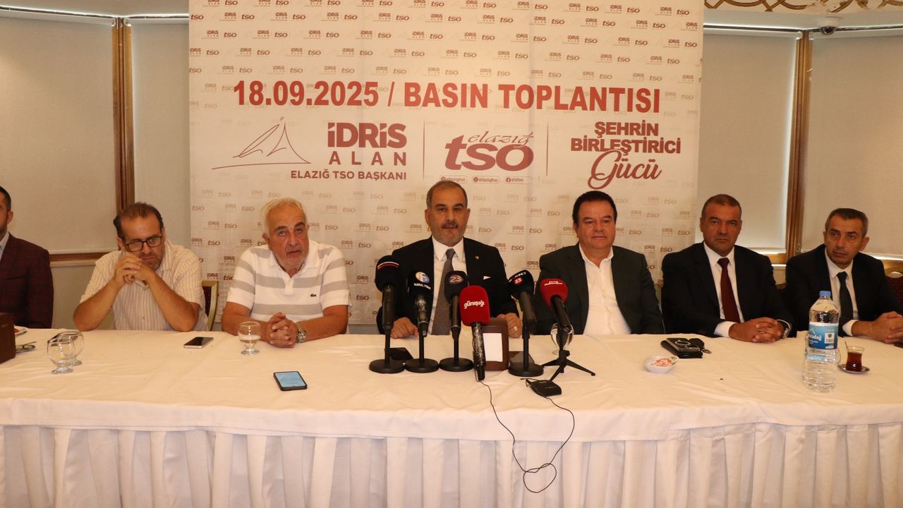 Elazığ TSO Başkanı İdris Alan’dan basın toplantısı – Birlik Haber Ajansı
