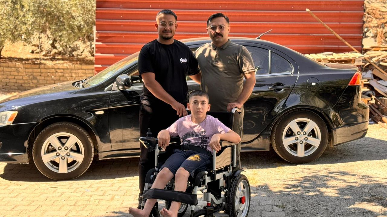 Engelli sandalyesine kavuşan Hüseyin: Ben de Mustafa Şahin amcam gibi Polis olacağım – Birlik Haber Ajansı