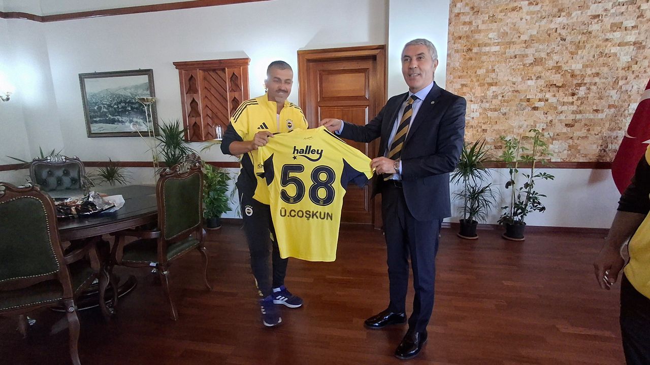 Fenerbahçe Spor Okulları sporcularından kaymakama ziyaret – Birlik Haber Ajansı