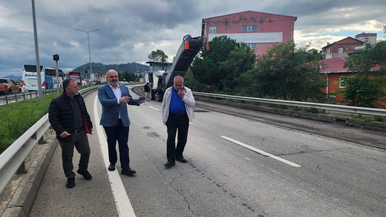 Karadeniz sahil yolu piraziz geçişi yeniden asfaltlanıyor – Birlik Haber Ajansı