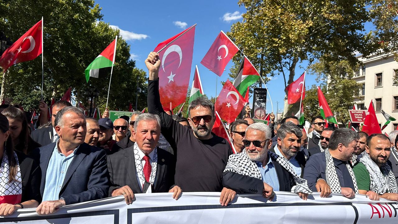 Ankara’da Gazze kararlılık yürüyüşü başladı – Birlik Haber Ajansı