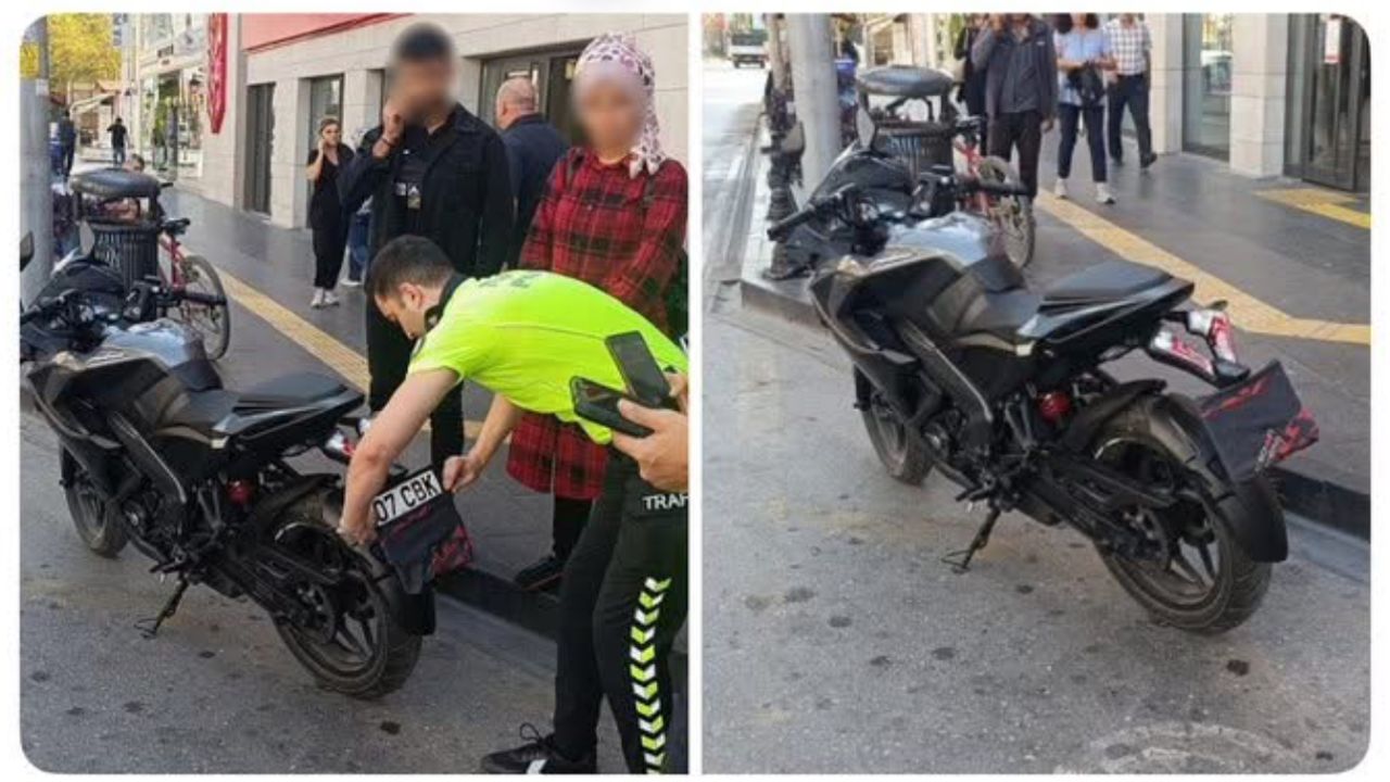 Plakasını bandanayla gizledi, 43 bin TL ceza yedi! – Birlik Haber Ajansı