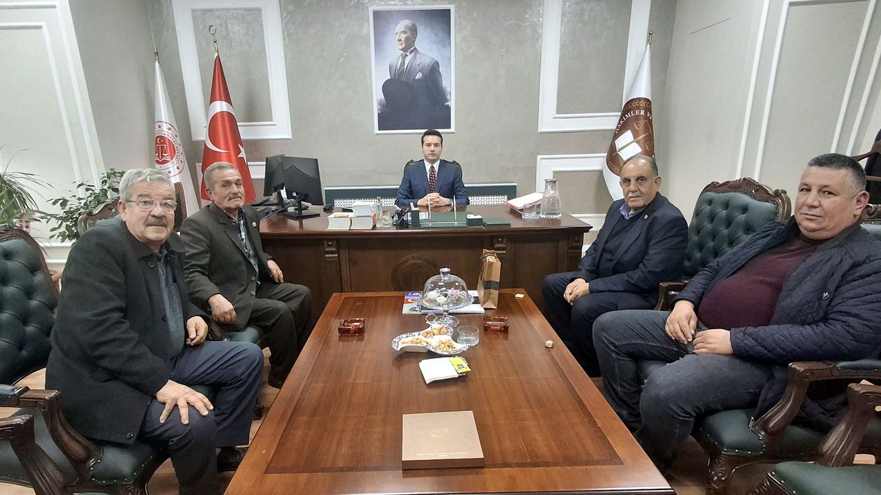 Beypazarı Muhtarlar Derneğinden Cumhuriyet başsavcısına ziyaret – Birlik Haber Ajansı