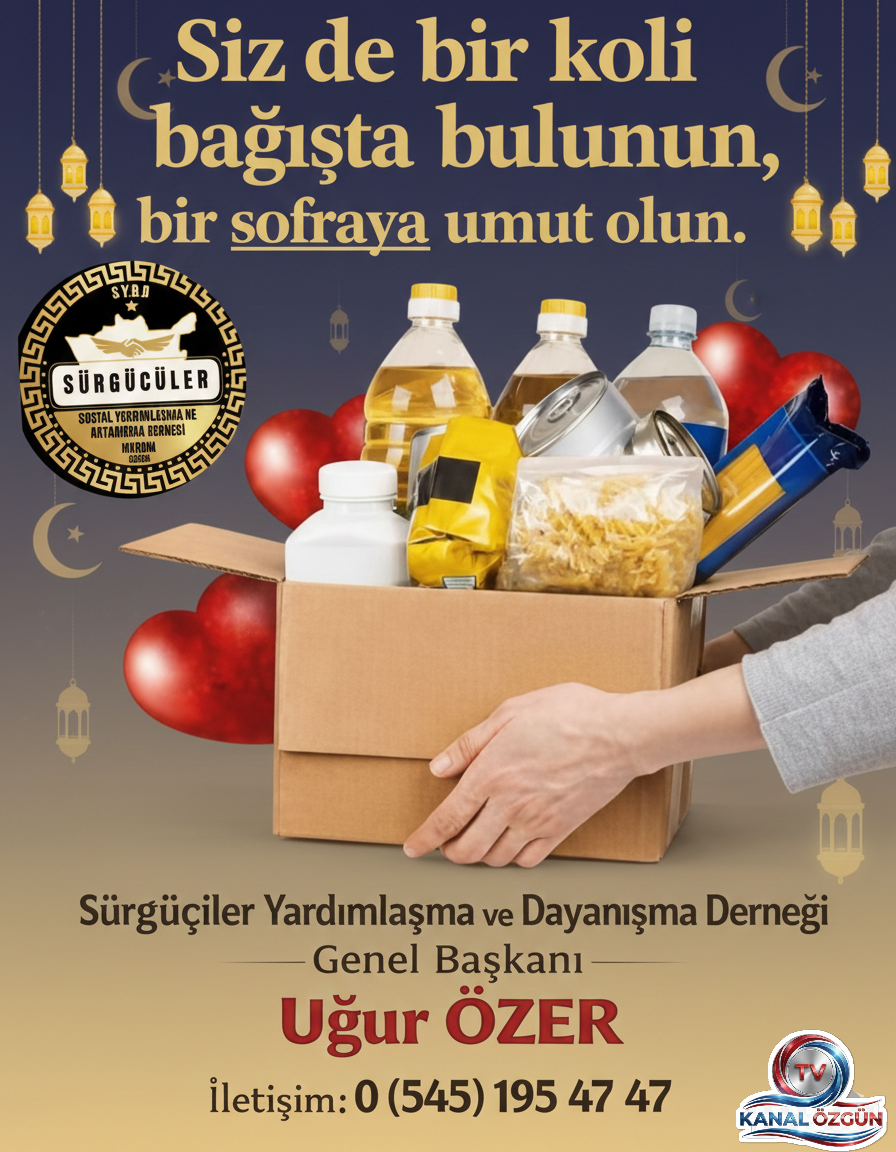 Mardin Sürgücüler Derneği Ramazan’da İyilik Köprüsü Kuruyor