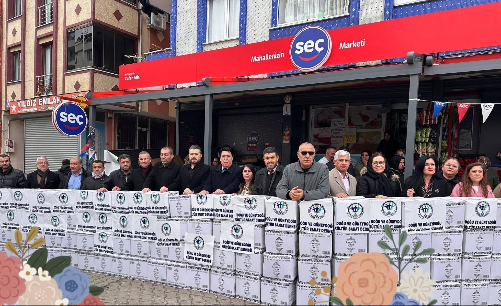 DOĞU VE GÜNEYDOĞU KÜLTÜR SANAT DERNEĞİ’NDEN RAMAZAN SEFERBERLİĞİ GÖNÜLLERE DOKUNUYORUZ