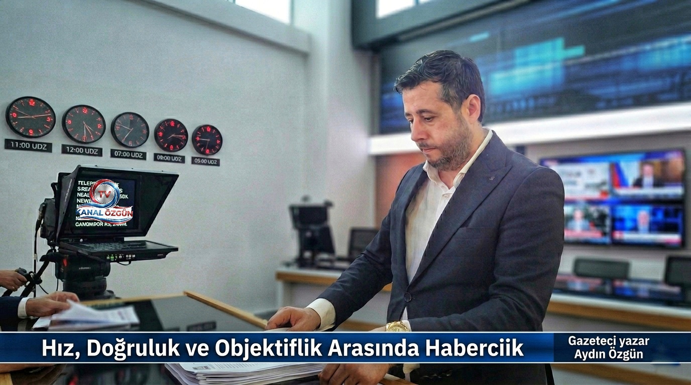 Hız, Doğruluk ve Objektiflik Arasında Habercilik Yazar Aydın Özgün’den