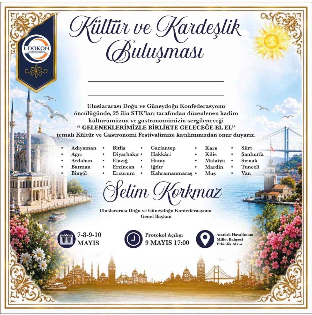 ​25 İL İSTANBUL’DA BULUŞTU: DEV KÜLTÜR ŞÖLENİ ATATÜRK HAVALİMANI’NDA BAŞLADI!
