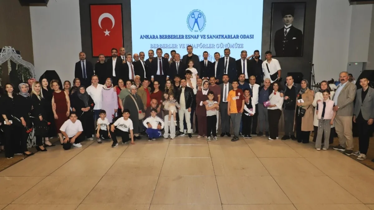 Ankara’da Berberler ve Kuaförler Günü esnafı ve protokolü bir araya getirdi