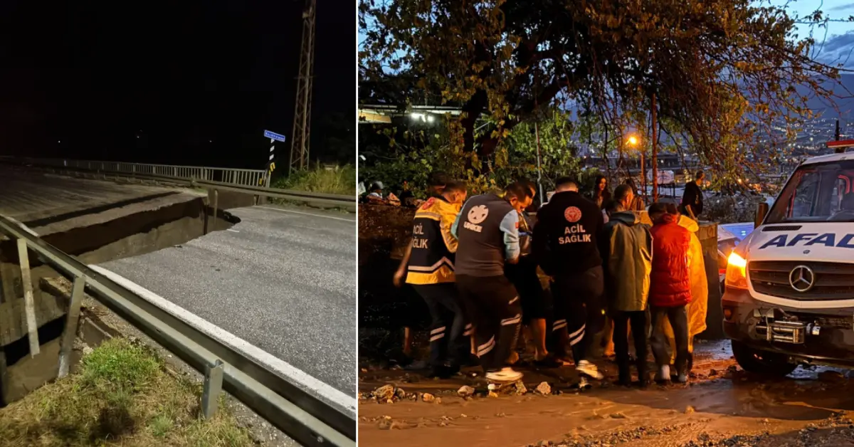 Köprü çöktü, 1 kişi hayatını kaybetti