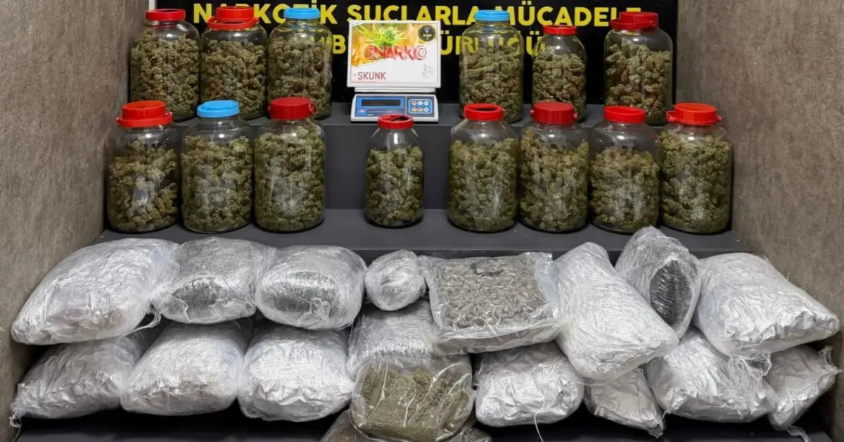 60 kilodan fazla madde ele geçirildi