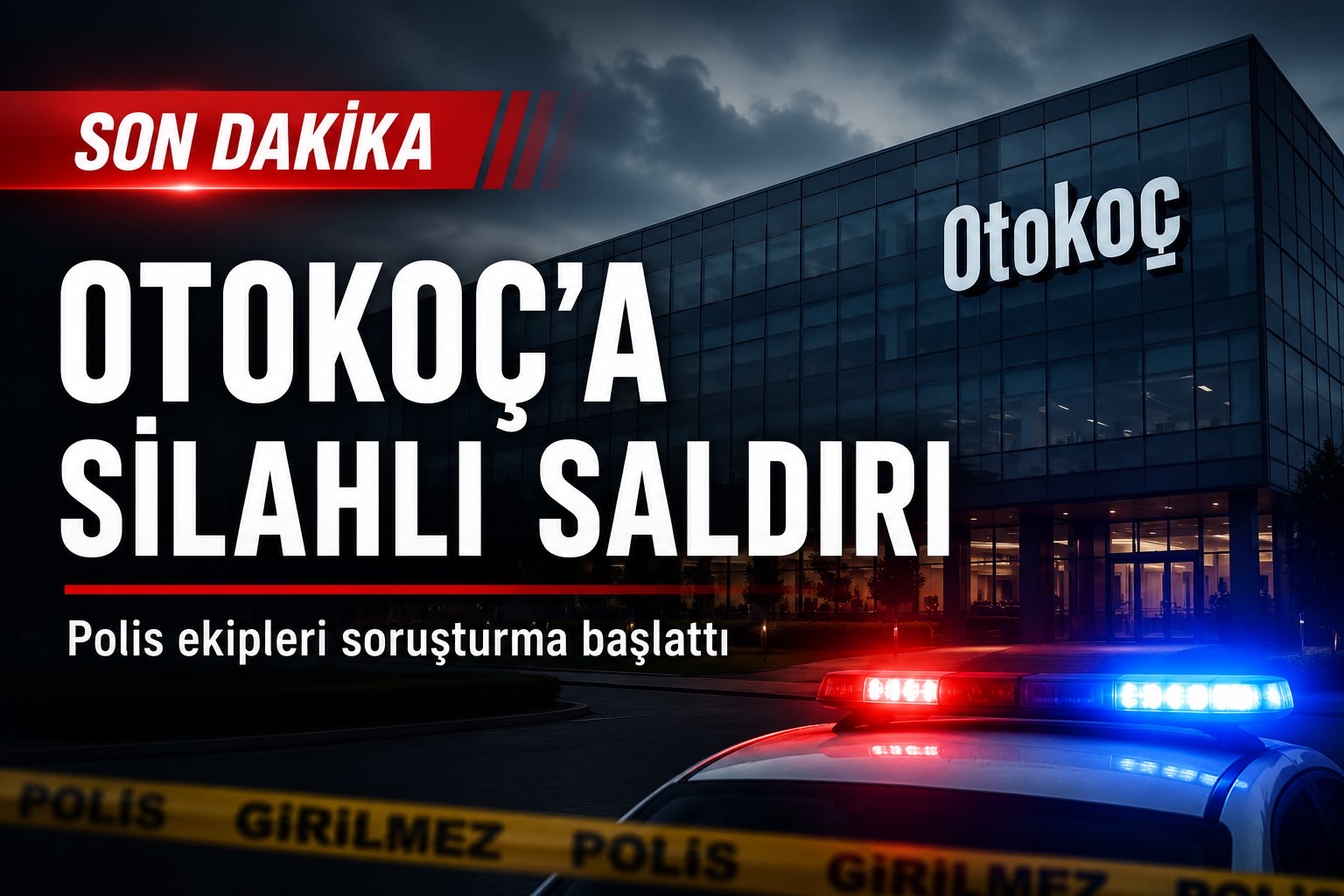 OTOKOÇ GENEL MÜDÜRLÜĞÜ’NE SİLAHLI SALDIRI