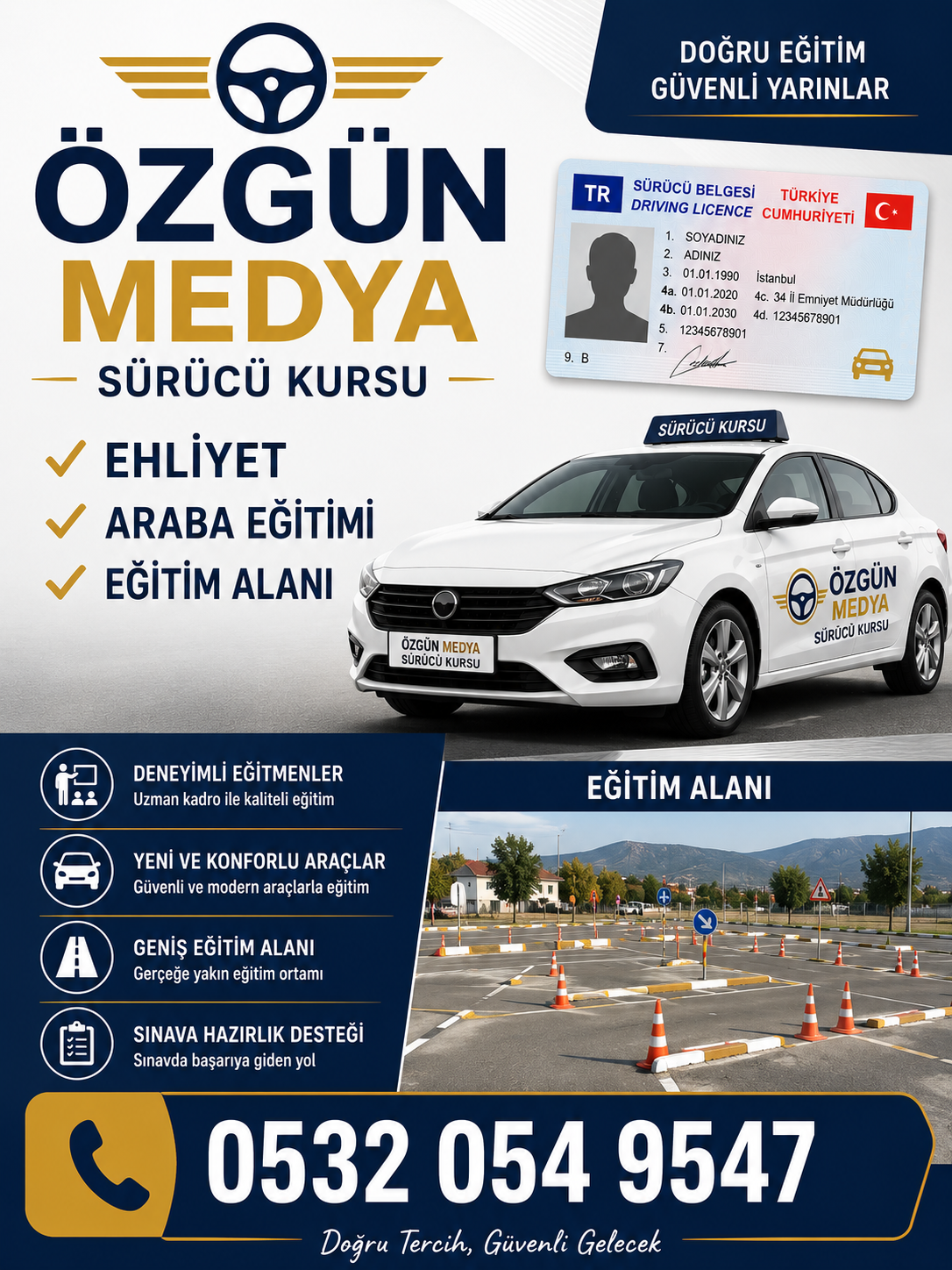 EHLİYET ALACAKLAR MÜJDE! ÖZGÜN MEDYA SÜRÜCÜ KURSU VE KANAL ÖZGÜN TV İŞ BİRLİĞİYLE GÜVENLİ