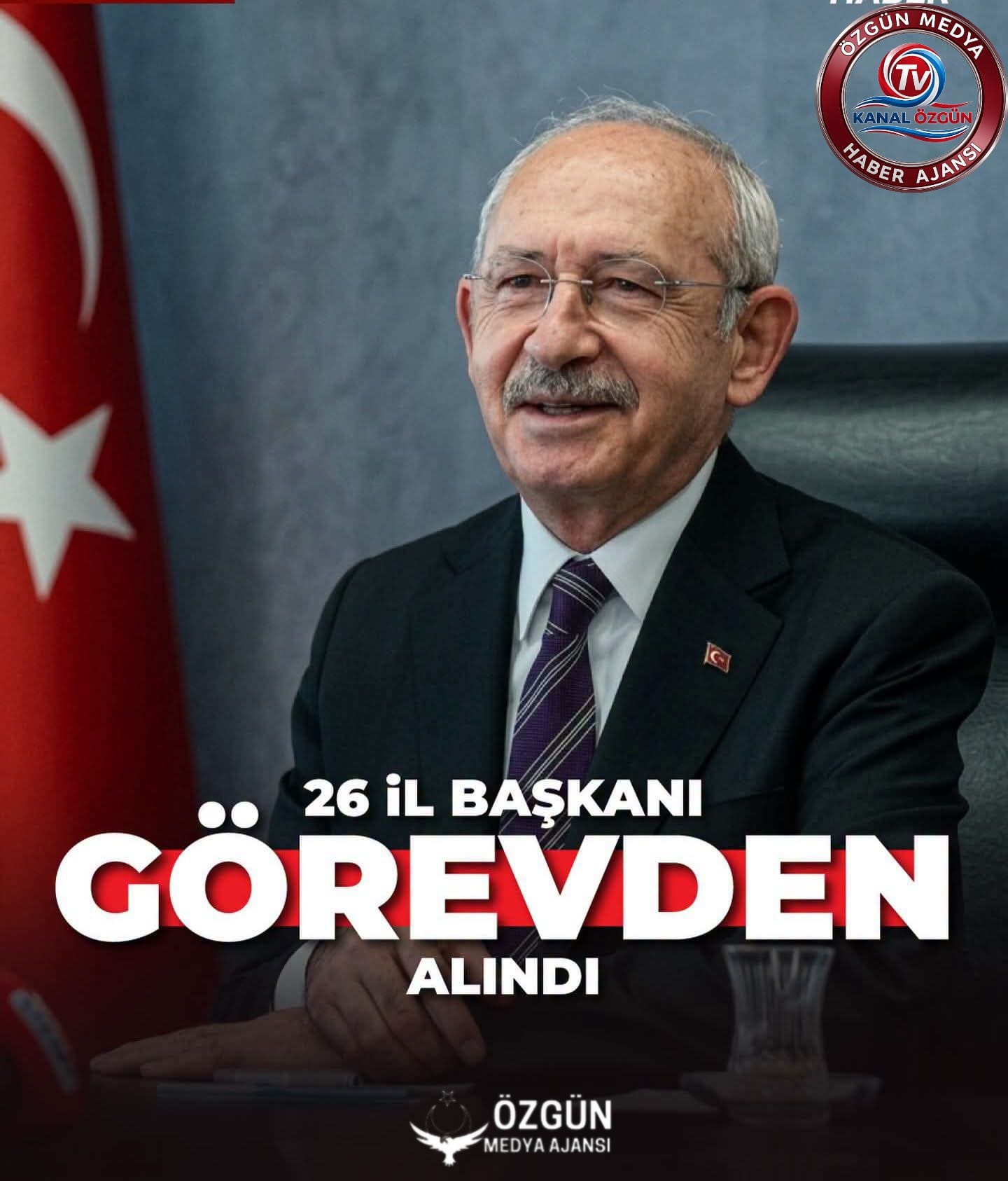 CHP’de Flaş Gelişme: 26 il Başkanı Görevden Alındı!!