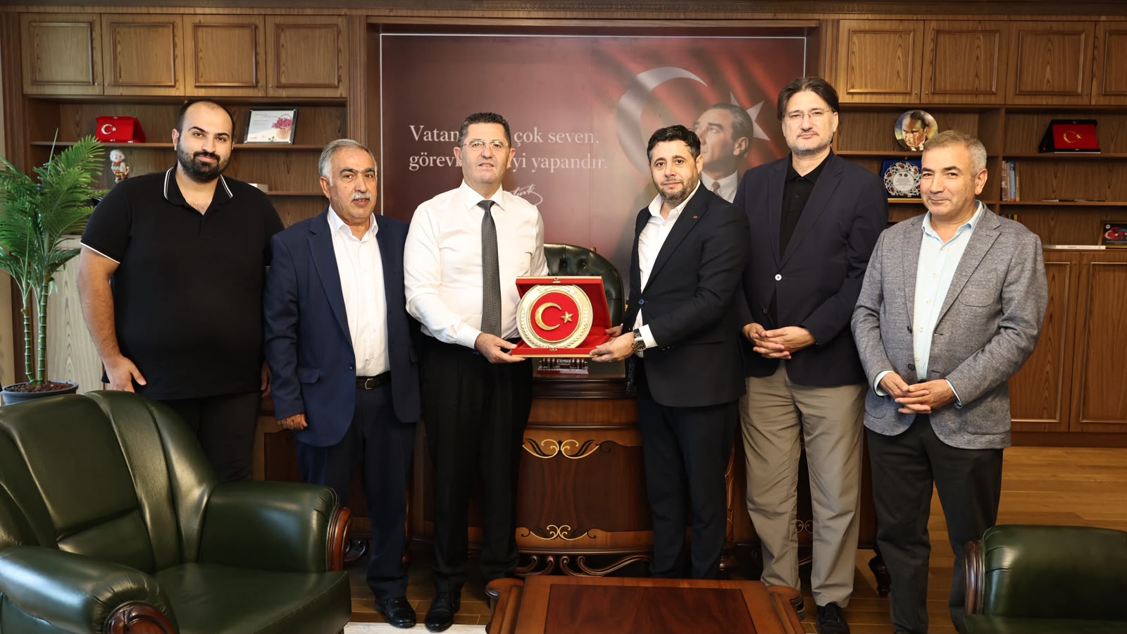 Bağımsız Medya ve Gazeteciler Birliği’nden Çekmeköy Belediye Başkanı Orhan Çerkez’e Ziyaret!!