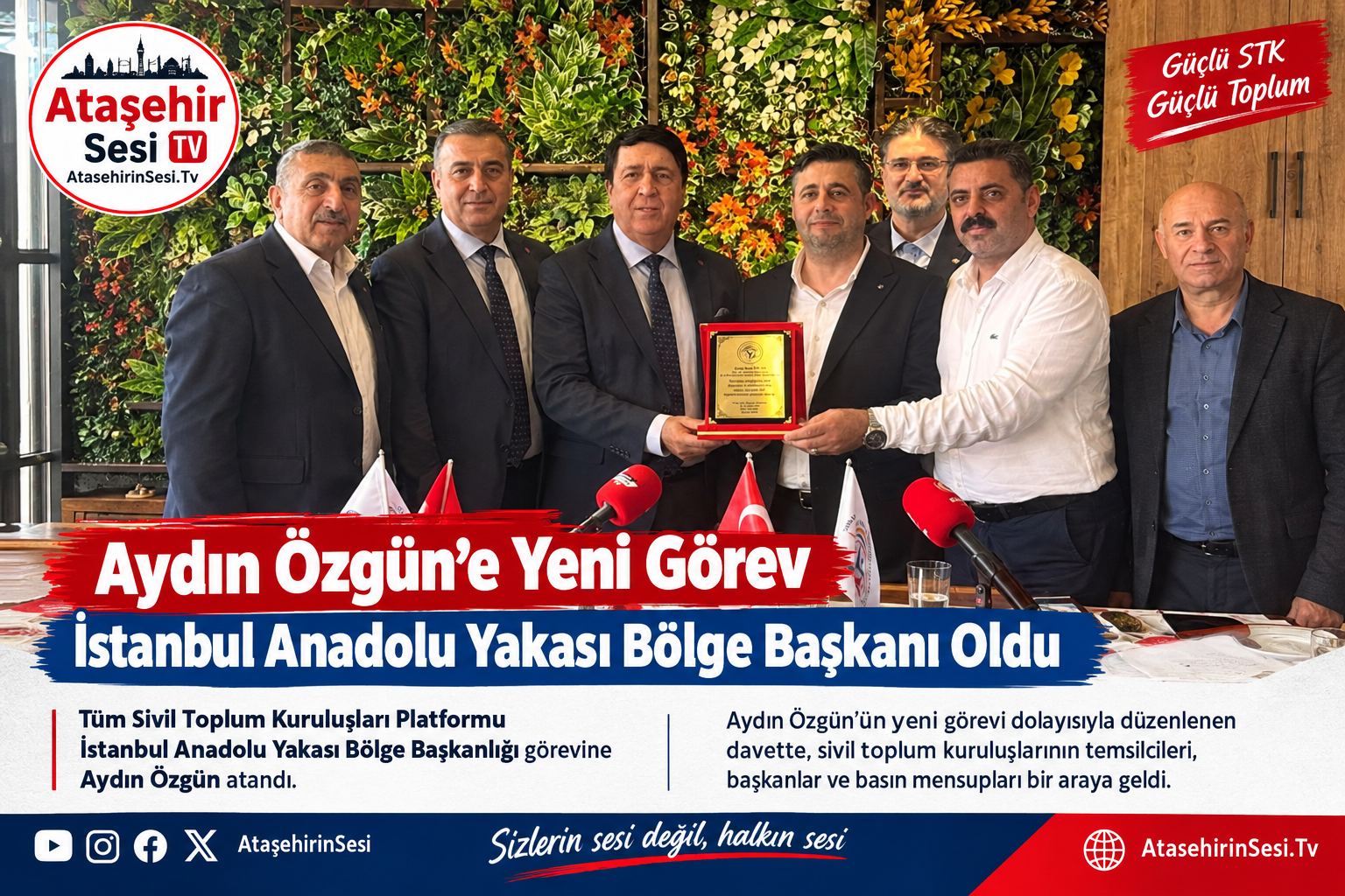 Aydın Özgün’e Yeni Görev: İstanbul Anadolu Yakası Bölge Başkanı Oldu
