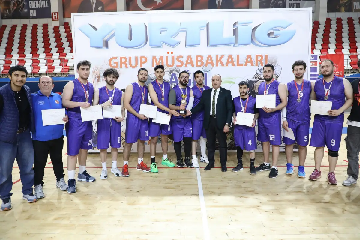 Ağrı’da YURTLİG Erkek Basketbol Grup Müsabakaları Tamamlandı