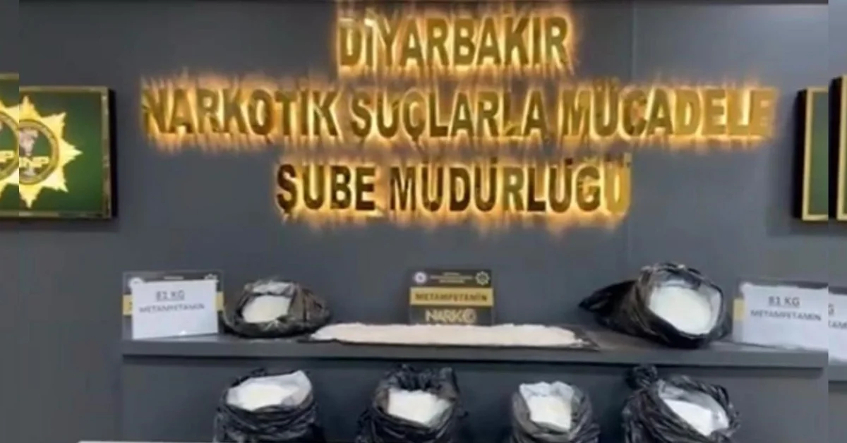 Diyarbakır’da tırda 81 kilo sentetik uyuşturucu yakalandı