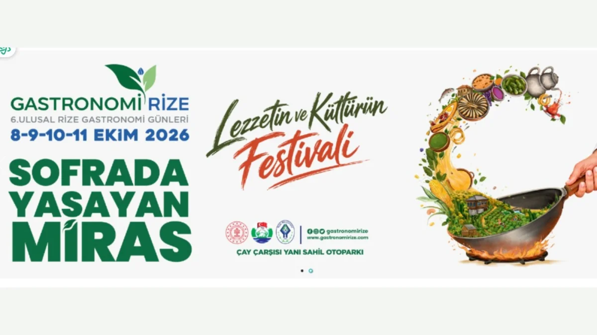 Rize’de gastronomi sadece sofrada değil, hayatın her yerinde