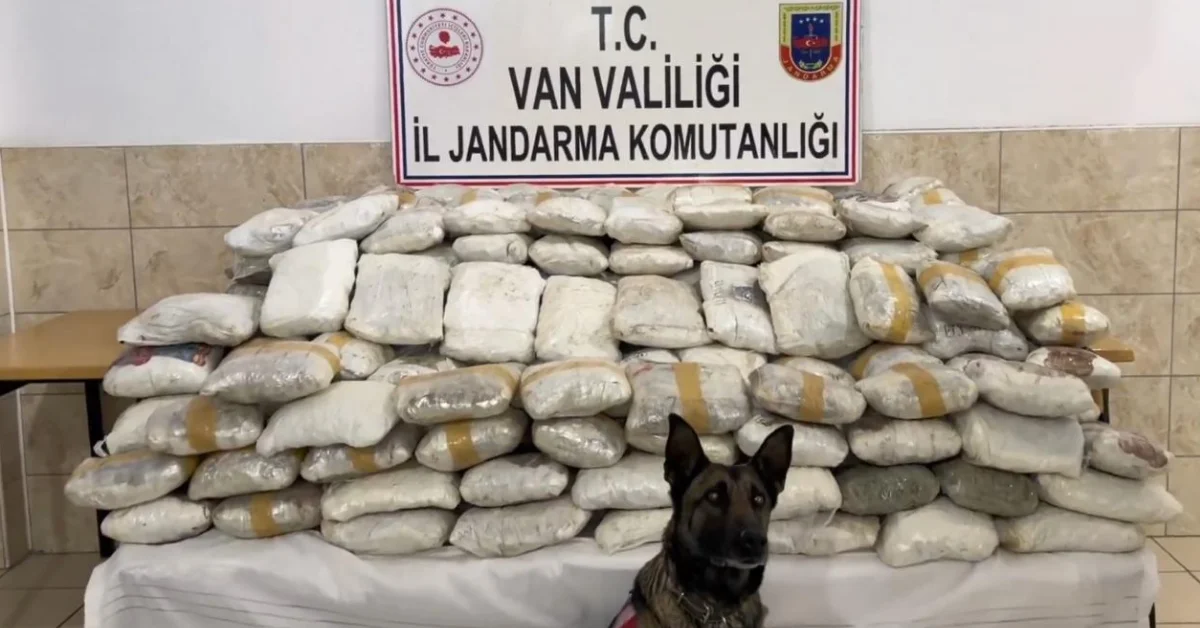 Jandarmadan dev operasyon: 446 kilo uyuşturucu ele geçirildi