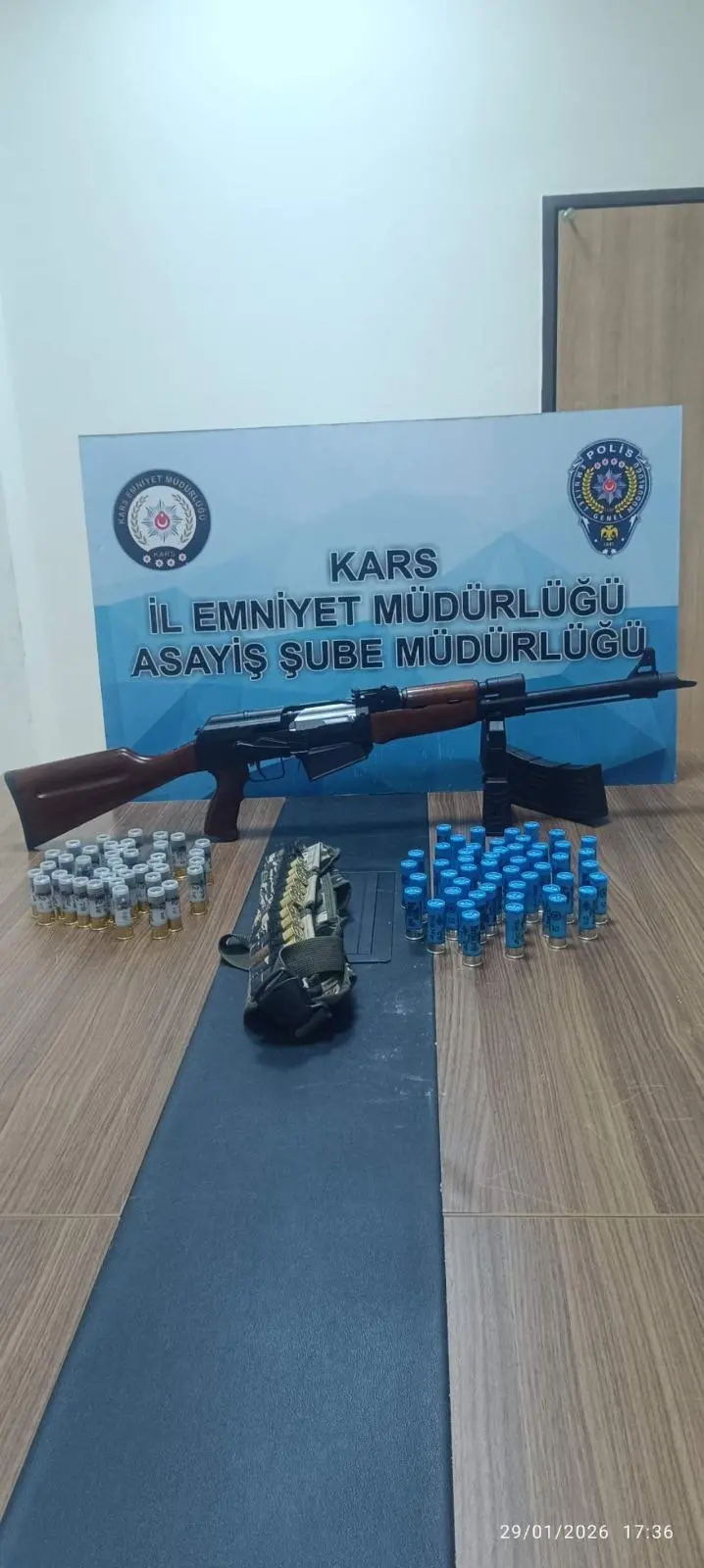 Kars’ta huzur uygulamalarda silah ve mühimmat ele geçirildi